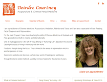 Tablet Screenshot of deirdrecourtney.com